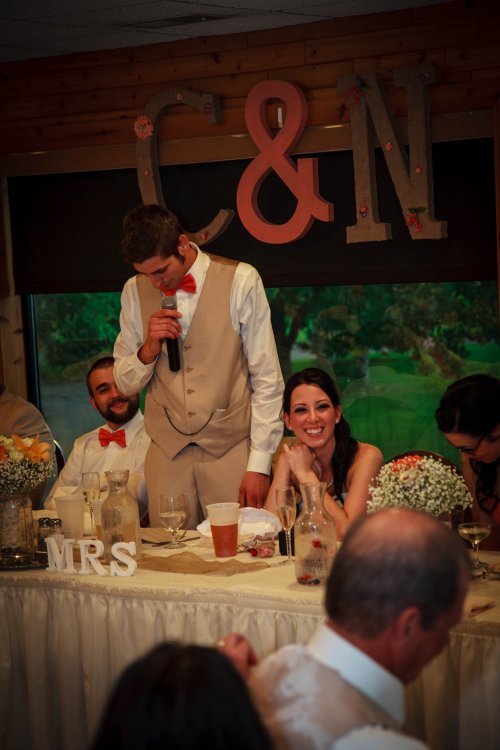 The groom's toast